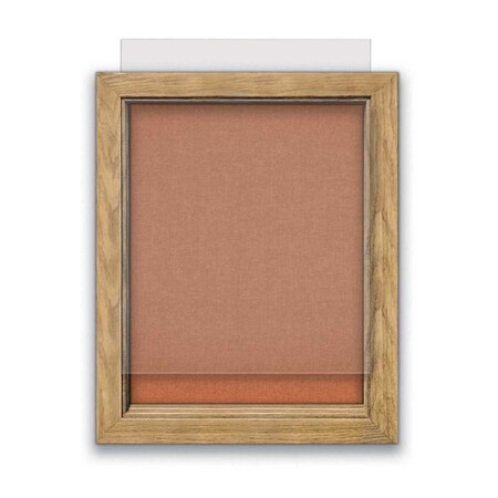 United Visual Products Indoor Enclosed Combo Board, 72"x36", Gold Frame/White Porcelain & Cloud UVCB7236G-WHTPORC-CLOUD